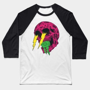 Punk Mystery Skull Baseball T-Shirt